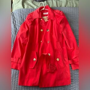 Calvin Klein Women’s Red Raincoat